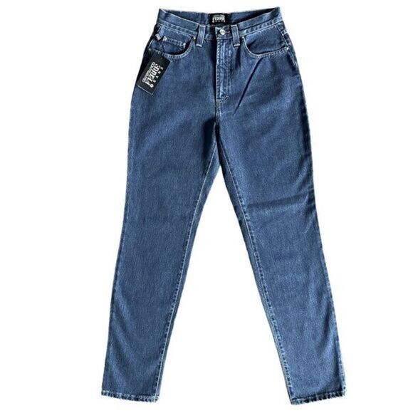 Dior Designer Gianfranco Ferre Italian Vintage High Waisted Mom Jeans NEW Sz 30 - Picture 1 of 16